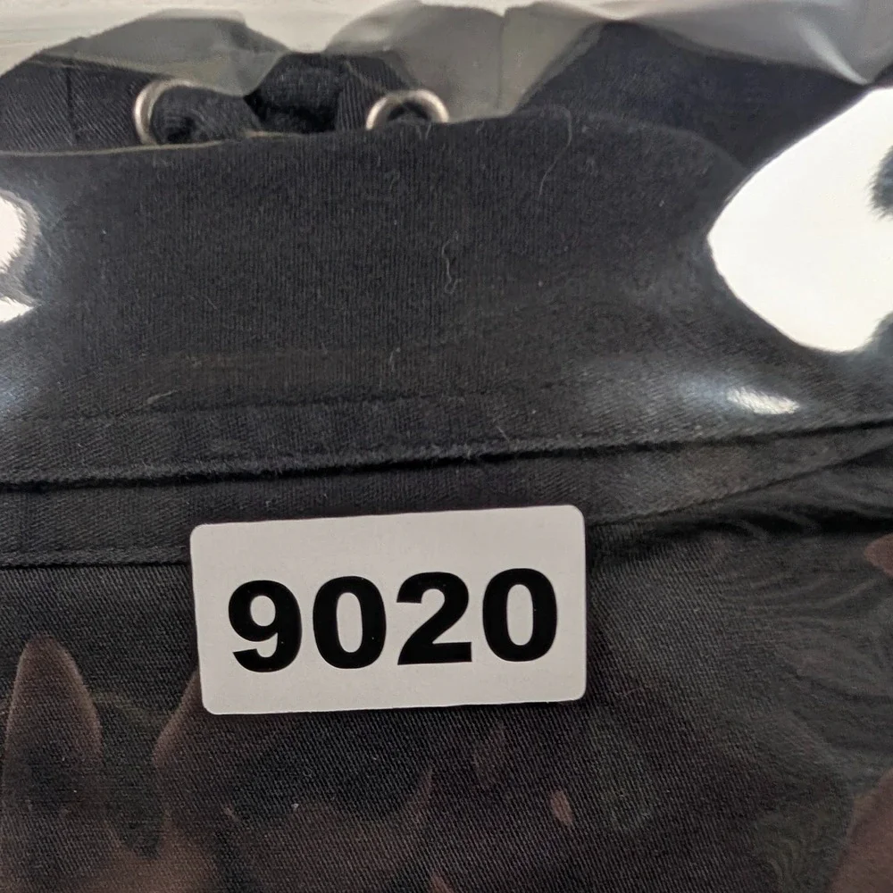 Harley Davidson Womens XL Black Full Zip Lace Up Back Skull Top Biker Spellout - Picture 9 of 9